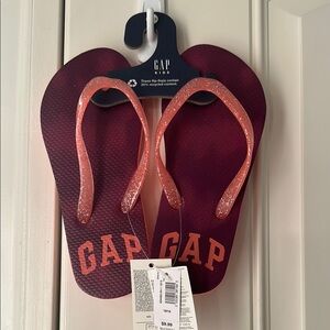 GAP Red Flip Flops